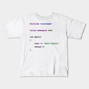 C++ Code New Baby Kids T-Shirt